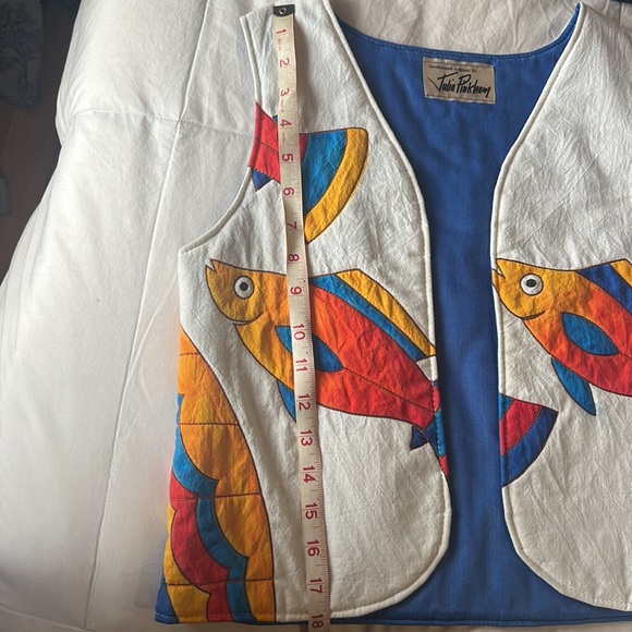 Julia Pinkham hand painted custom vest - Picture 13 of 13